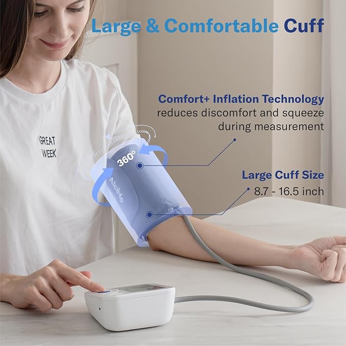 Alcedo Blood Pressure Monitor for Home Use, Automatic Digital BP Machine - Image 6