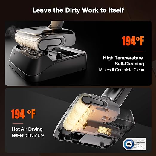 roborock F25 GT Vacuum Mop All in One, Wet Dry Vacuum Cleaner Cordless - Image 4