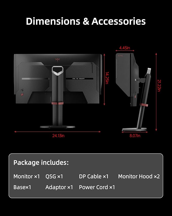 KTC 27M1 27 Inch Gaming Monitor, 1440P Monitor - Image 9