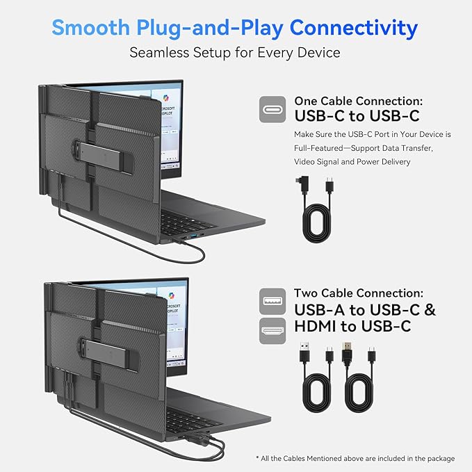 Blackview Laptop Screen Extender, 1.3lbs Ultra-Light & 0.17" Ultra-Slim - Image 7
