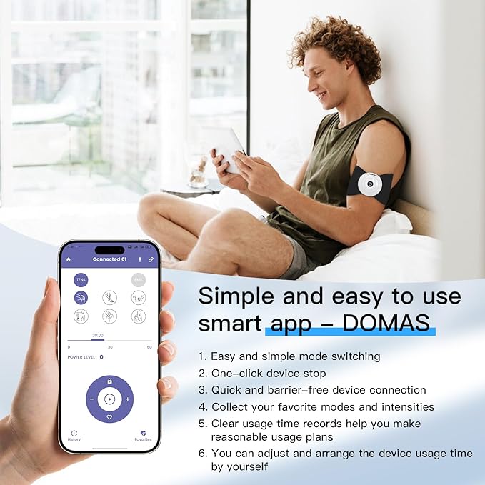 Wireless TENS & EMS Unit Back Pain Relief Massager - Image 4