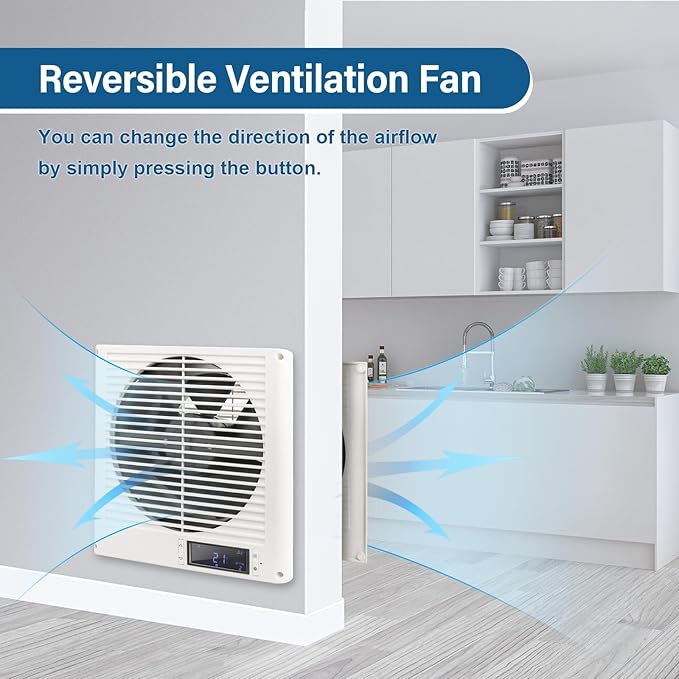 Feeligivin 20W 8” Room to Room Fan 10-Speed RC Two-Way Reversible Airflow - Image 8
