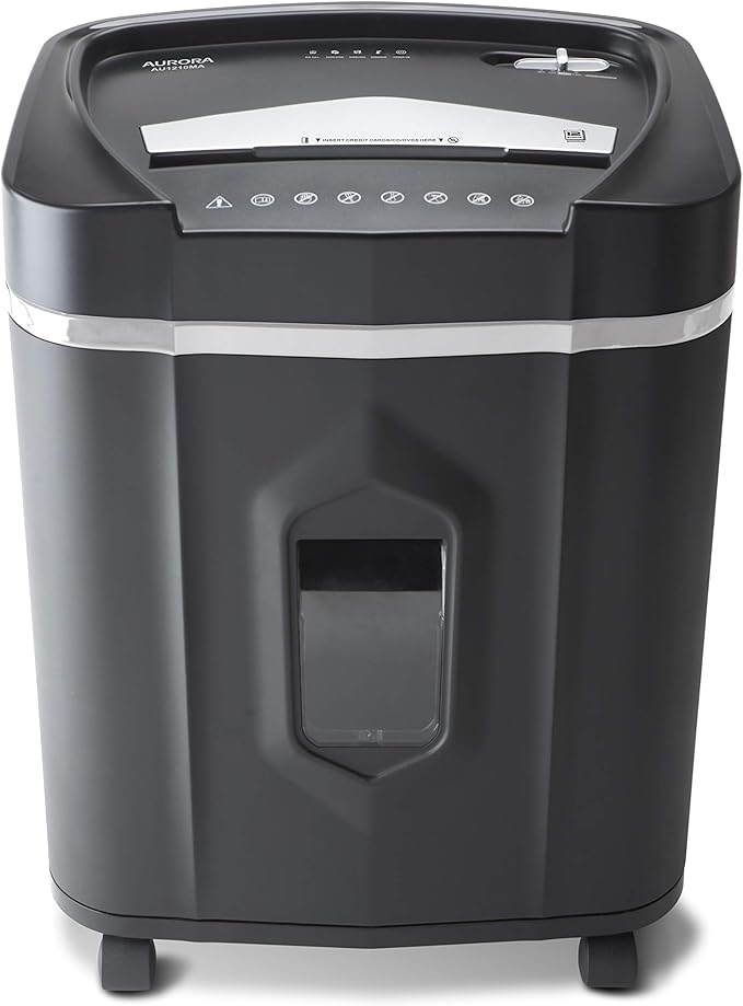 Aurora AU1210MA Professional Grade High Security 12-Sheet Micro-Cut Paper/CD - Image 6
