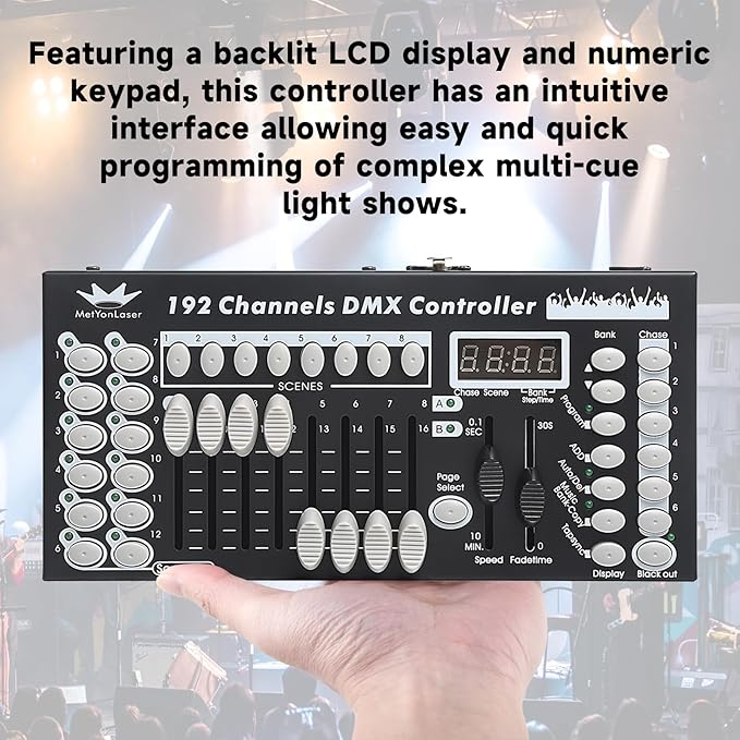 DMX Controller DMX Console, 192CH Dmx512 Console Controller Panel Use - Image 5