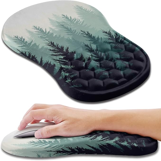 Hokafenle Ergonomic Mouse Pad Wrist Support, Wrist Rest Mousepad by Hokafenle