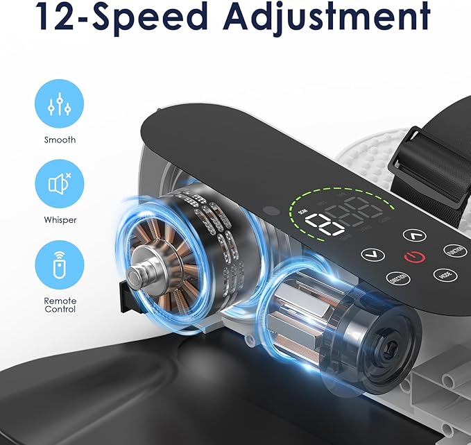2025 New Under Desk Elliptical Machine, Portable Seated Pedal Exercise Machine - Image 3