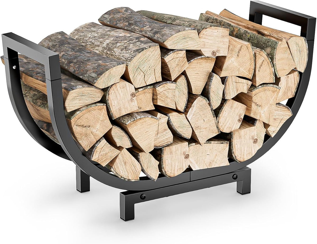 dicasser firewood rack outdoor and indoor firewood storage, main product view
