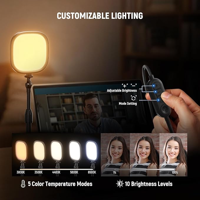 NEEWER Basics 2 Pack 5" Full Screen LED Ring Light - Image 4