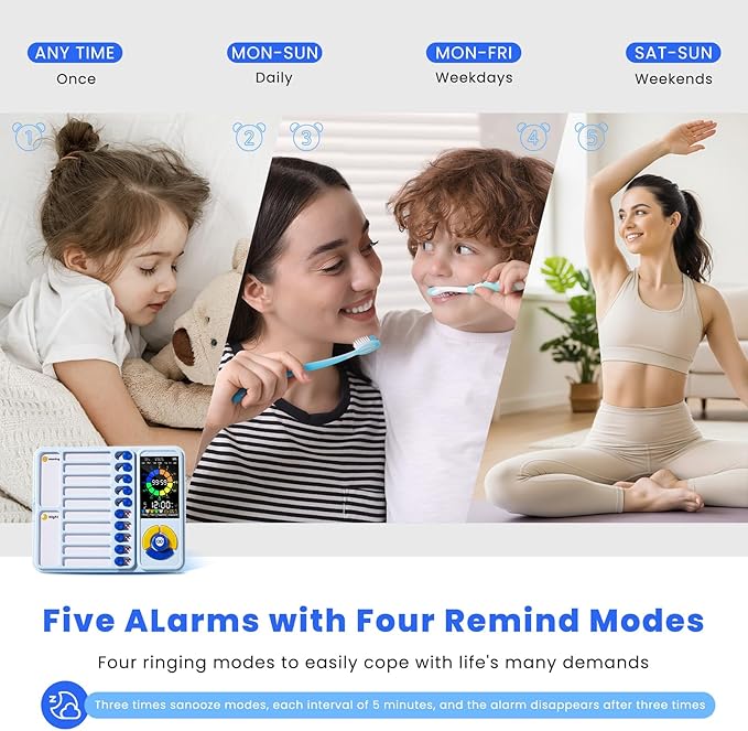 Mooking 5-in-1 Visual Timer, ADHD Tool - Image 4