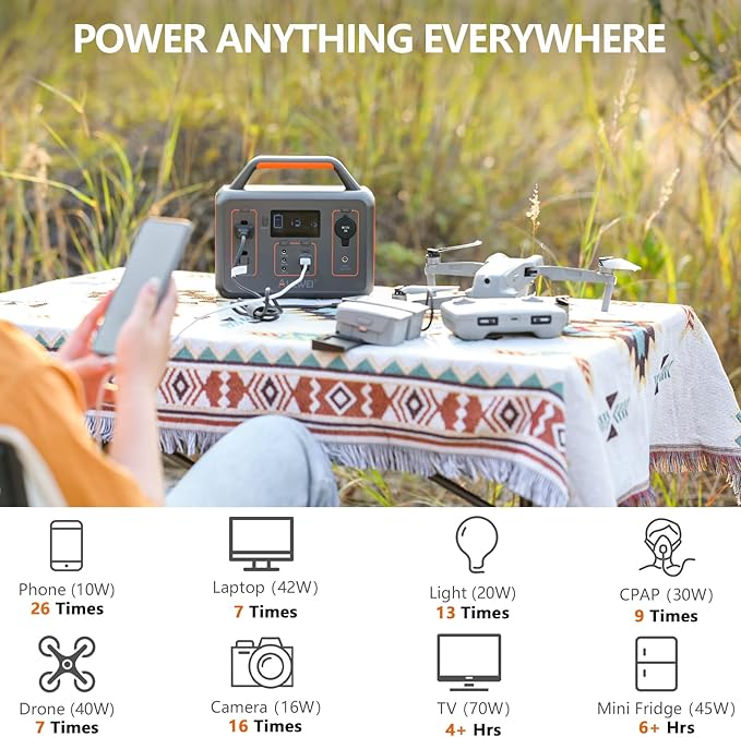 ALLWEI 300W Solar Generator - Image 4