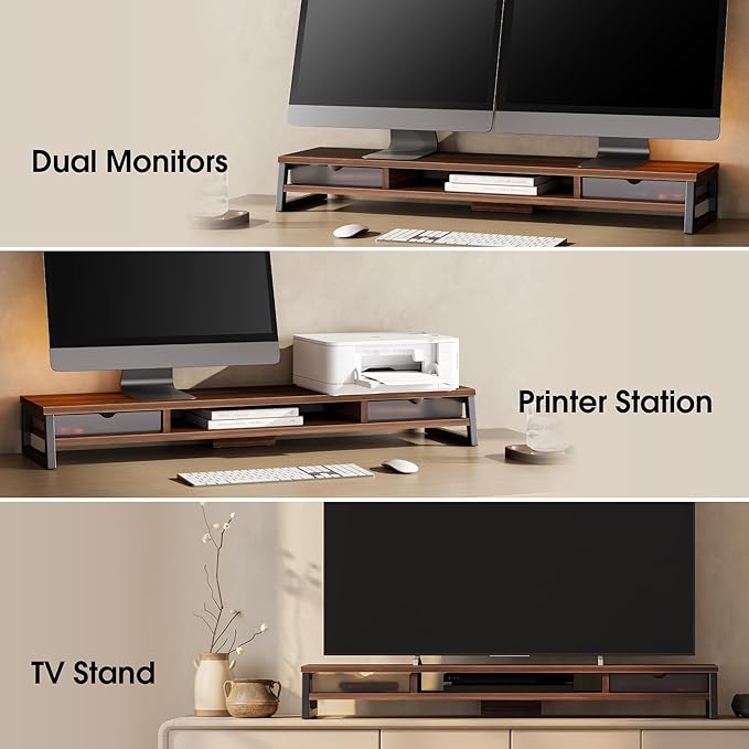 Fenge Dual Monitor Stand, Monitor Riser - Image 6