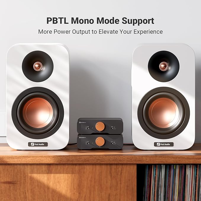 Fosi Audio ZA3 Balanced Stereo Amplifier Home Audio Component Mini 2 Channel - Image 4
