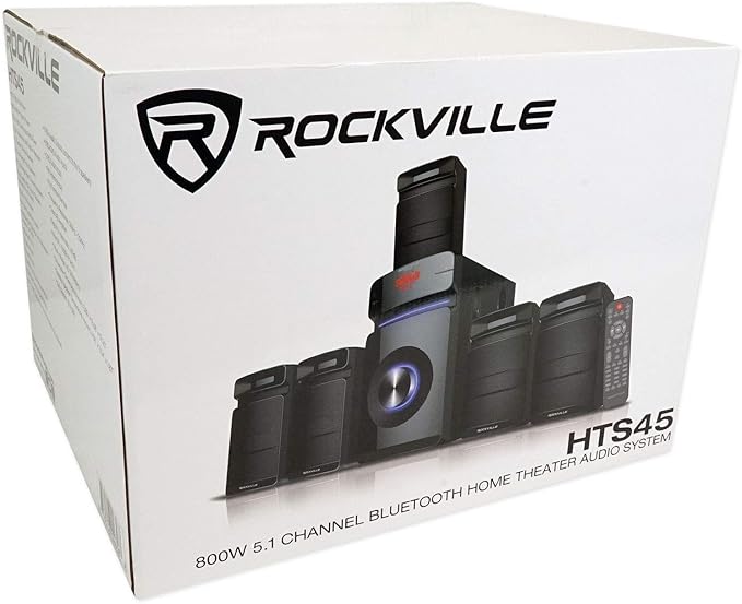 Rockville HTS45 800w 5.1 Channel Home Theater Audio System, USB/SD Playback - Image 10