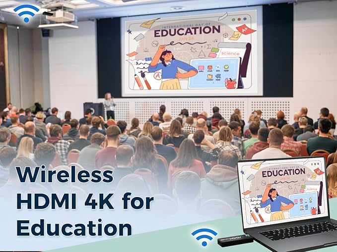 RGBlink 4K Wireless HDMI Transmitter & Receiver, Wireless HDMI Extender - Image 6