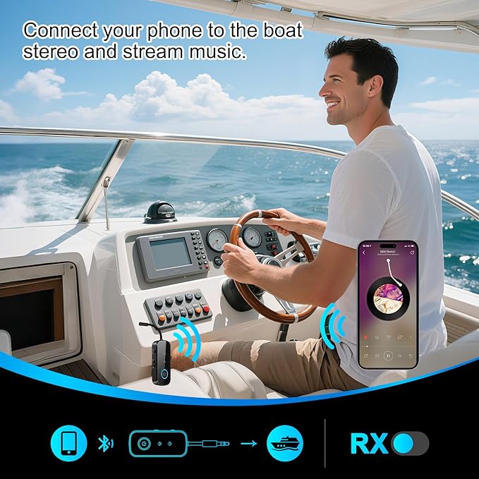 Premium Pro Bluetooth 5.4 Transmitter Receiver, Airplane Audio Adapter - Image 8