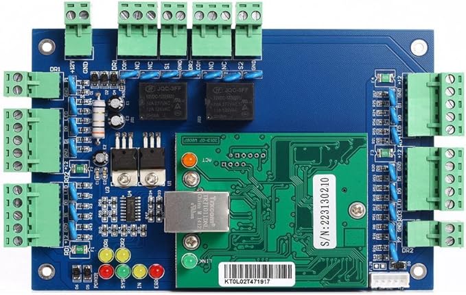 MENGQI-CONTROL 2 Door Access Control Board System 600lbs Electromagnetic Lock - Image 2