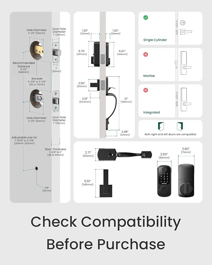 DESLOC B200 Keyless Entry Door Lock - Image 6
