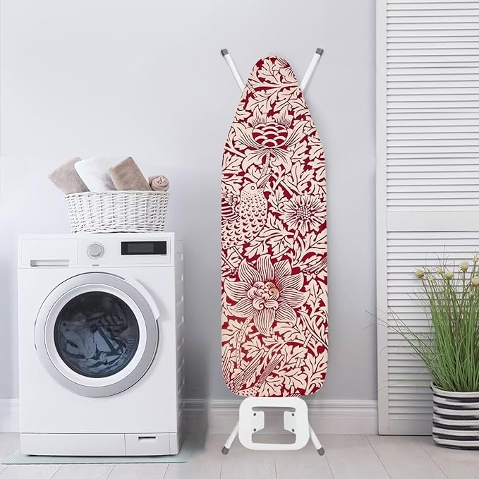 ZCFYGDX Vintage Red Floral Print Ironing Board Cover - Image 3