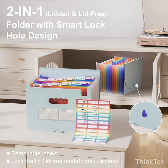 ThinkTex Accordion File Organizer, 12 - Image 4