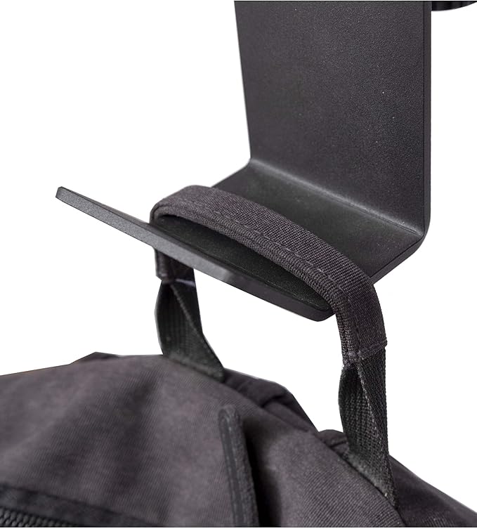 Stand Up Desk Store Clamp-On Under Desk Headphone Hanger, Backpack Hook - Image 2