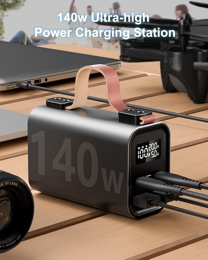 140W Laptop Portable Charger Power Bank 50000mAh, Power Station PD 3.1 QC4.0 - Image 7