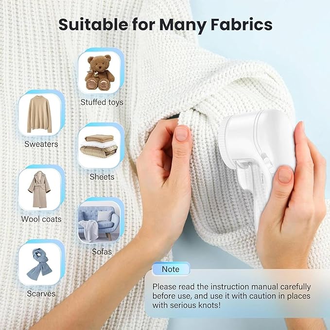 Fabric Shaver, Lint Remover for Clothes, Electric Lint Remover - Image 7