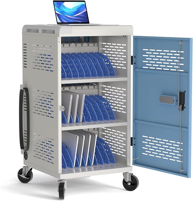 Fully Assembled 30 Unit Multi Device Charging Station by POCHAR-FactoryDirectCustomizedProducts