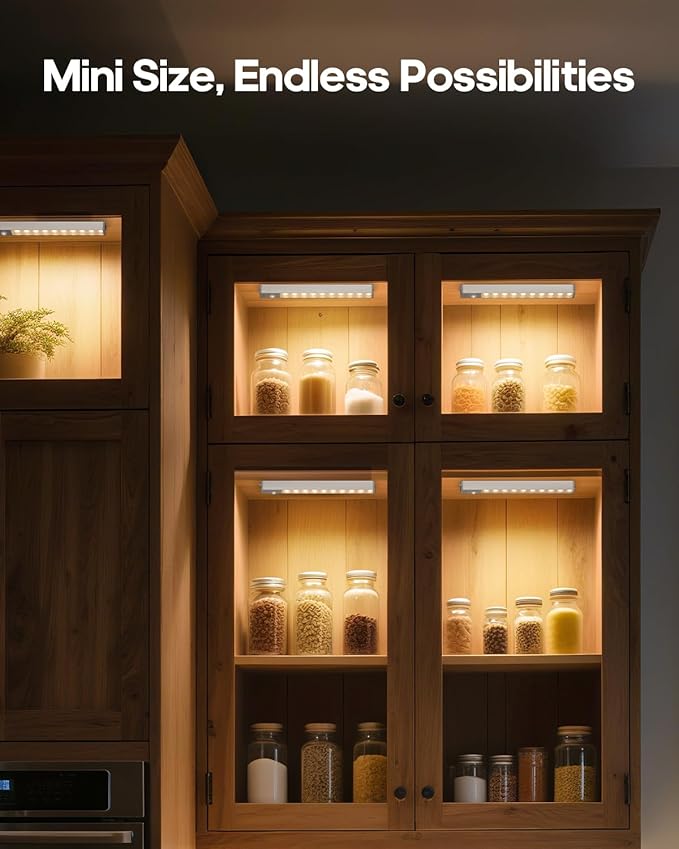 GOODEA Led Under Cabinet Lights Wireless, 7’’ Rechargeable Motion Sensor Light - Image 3
