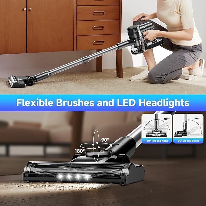 Cordless Vacuum Cleaner, 35Kpa Vacuum Cleaner - Image 7