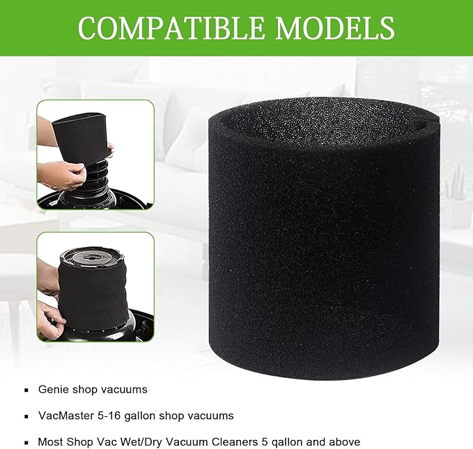 DFD 3 Pcs 90585 Foam Sleeve Filter Replacement Compatiable - Image 3