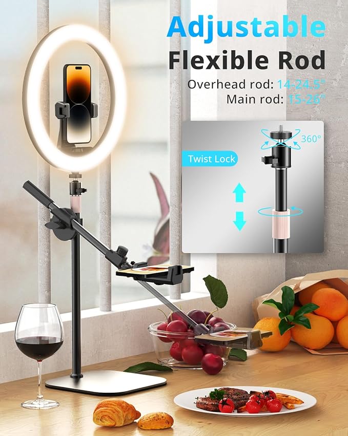 UBeesize 12" Desk Ring Light - Image 5