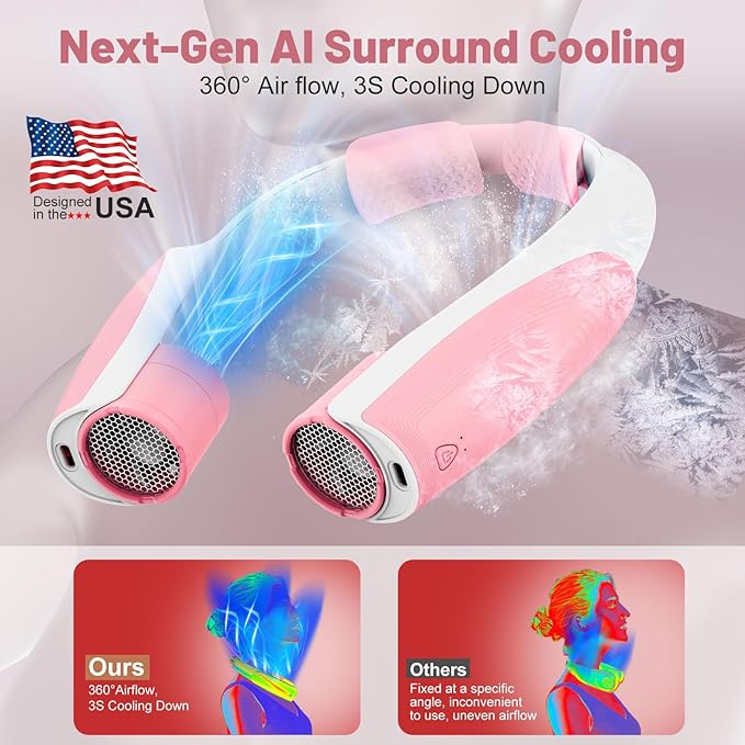 Slientspin AI Portable Neck Fan - Image 2