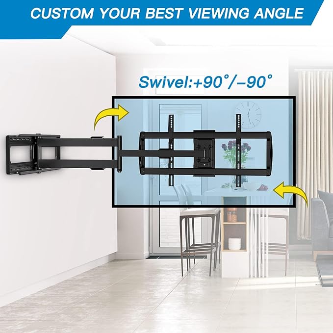PERLESMITH Long Arm TV Wall Mount - Image 5