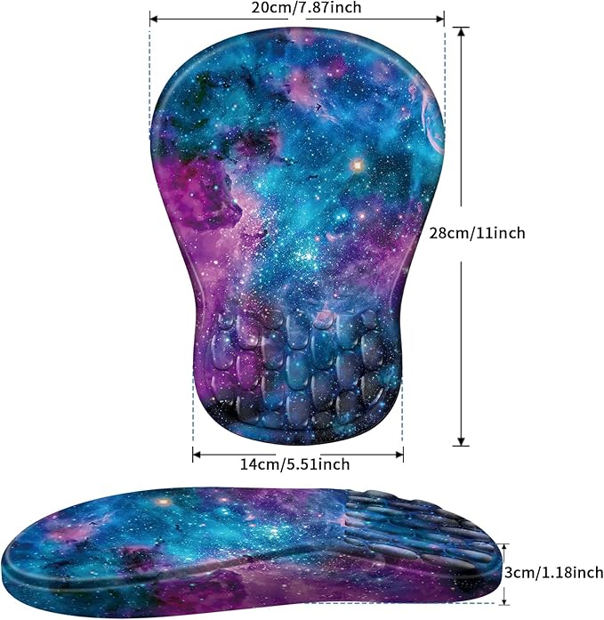 YIWEI Ergonomic Mouse Pad with Wrist Rest - Image 6