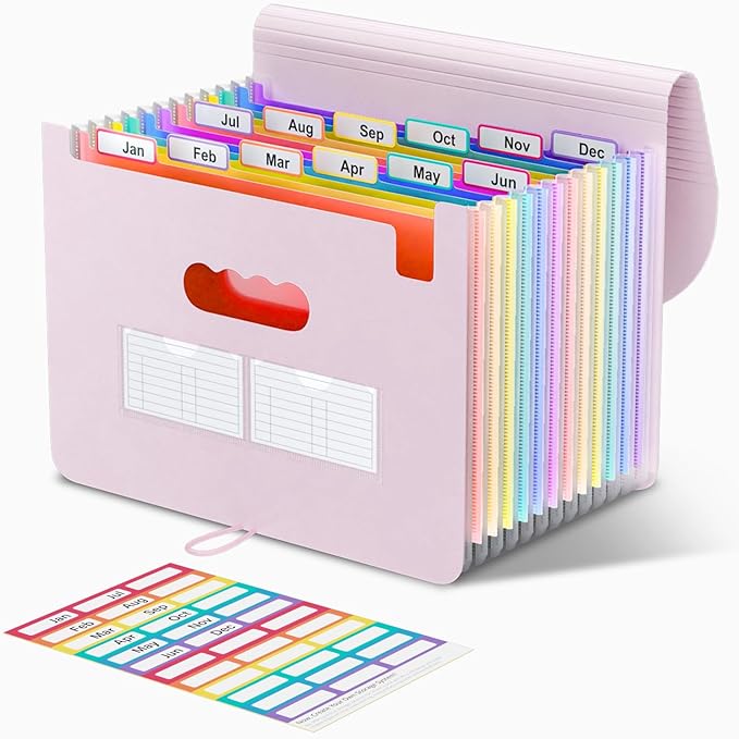 ThinkTex Accordion File Organizer, 12 by ThinkTex