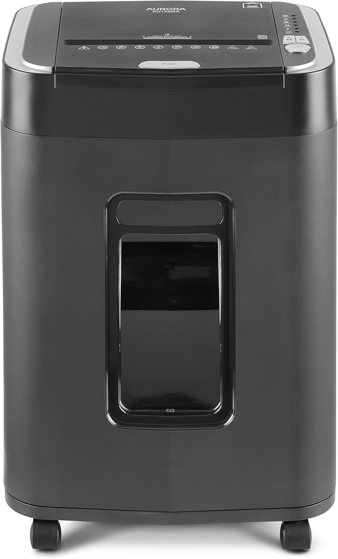 Aurora Professional Grade 150-Sheet Auto Feed Micro-Cut Paper and Credit Card - Image 7