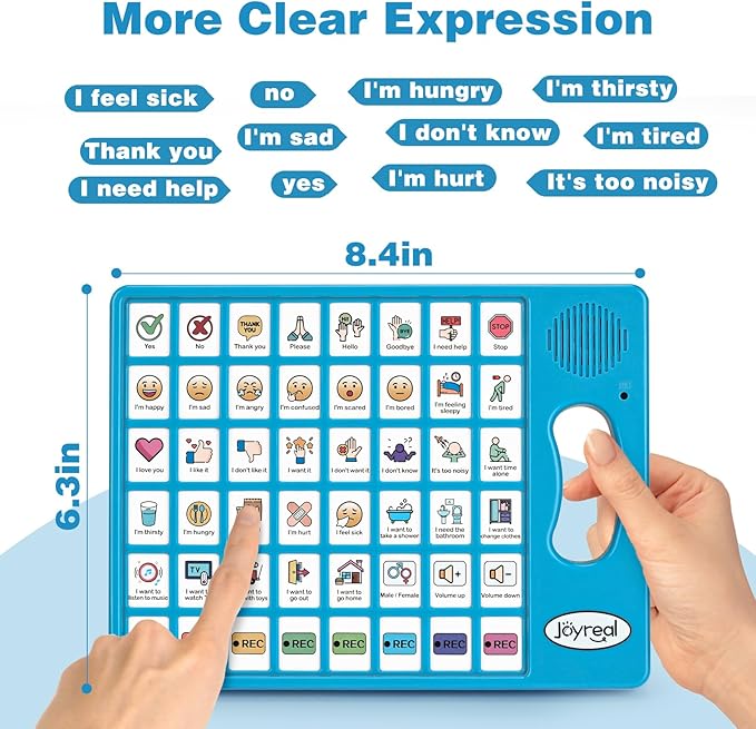 Joyreal AAC Device for Autism, Non Verbal Communication Tools for Speech - Image 5