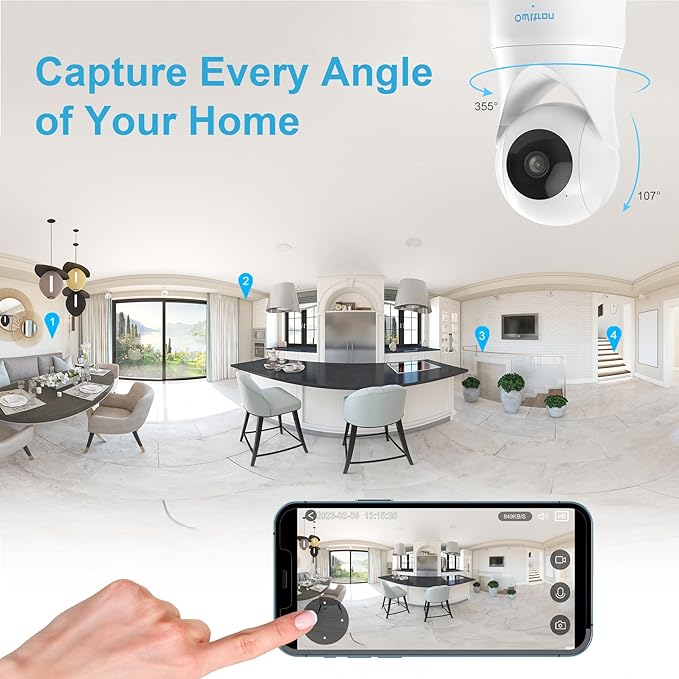 owltron Indoor Security Camera 5MP, 5GHz/2.4G WiFi Camera - Image 8