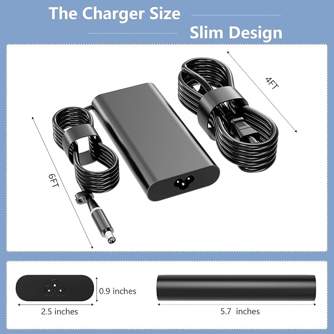 GaN 180W 9.23A 19.5V Charger Adapter Compatible - Image 3
