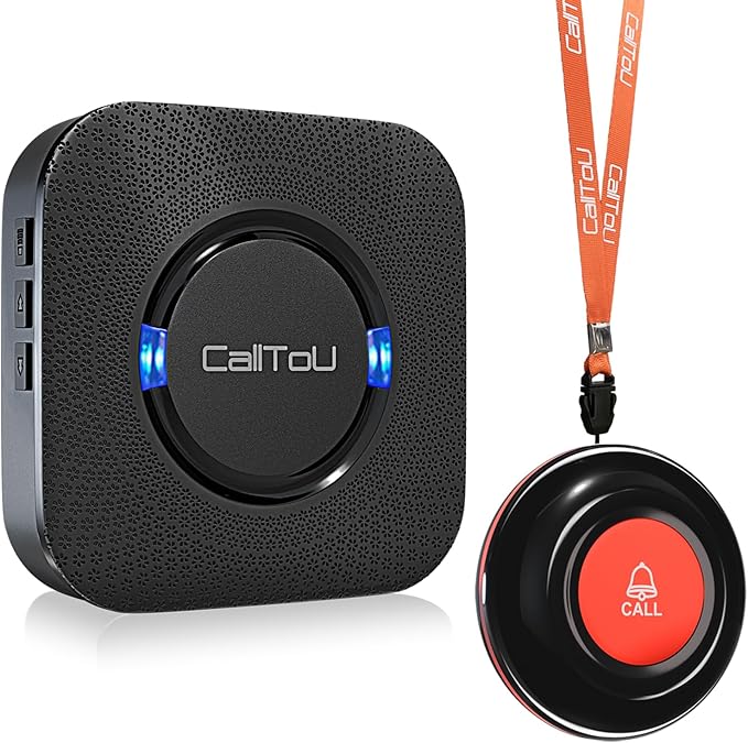 CallToU Caregiver Pager Wireless Call Bell Alert Button by CallToU