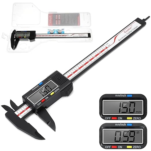 Digital Caliper, Esydon Upgraded Calipers 6 inch, Measuring Tool, Electronic by Esydon