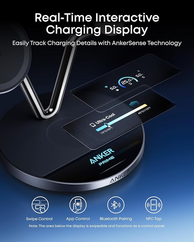 Anker Prime MagSafe Charger Compatible, 3-in-1 Charging Station, Qi2 25W - Image 5