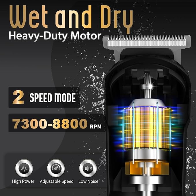 Ufree Beard Trimmer for Men, Waterproof Electric Razor for Nose, Face & Mustache - Image 5