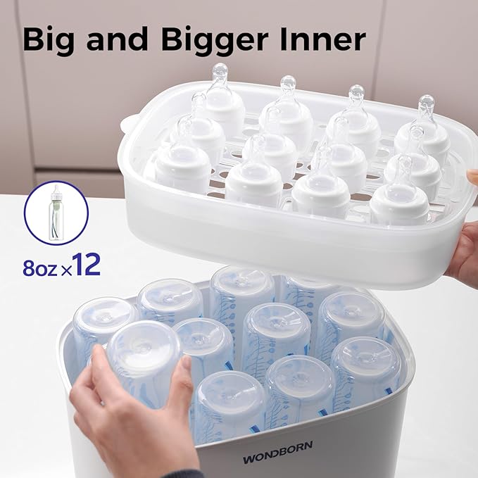 Bottle Sterilizer and Dryer, 99.999% Deep Sterilization, 6-min Rapid - Image 4