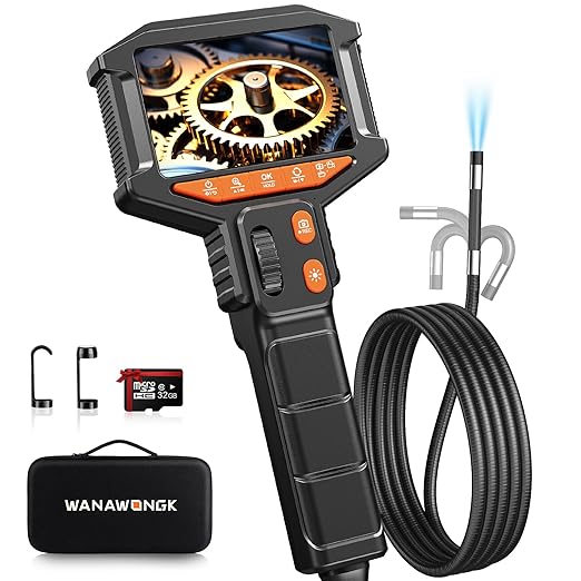 Two-Way Articulating Borescope Camera by WANAWONGK
