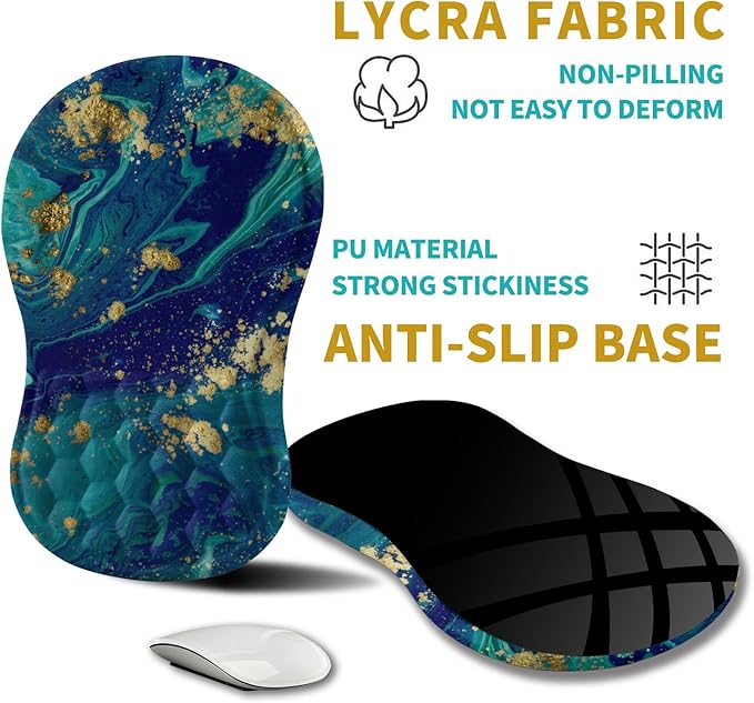 Hokafenle Ergonomic Mouse Pad Wrist Support, Wrist Rest Mousepad - Image 5