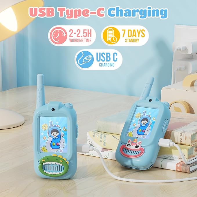 Video Walkie Talkies for Kids – Kids Walkie Talkies 2 Pack - Image 3