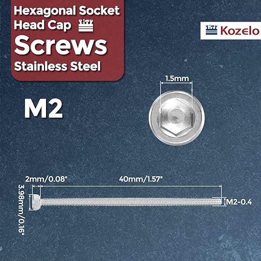 Kozelo 20pcs Socket Head Cap Screws - Image 2