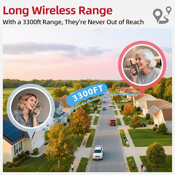 CallToU Caregiver Pager Wireless Alert Button Home Intercom System Long Range 2 - Image 7