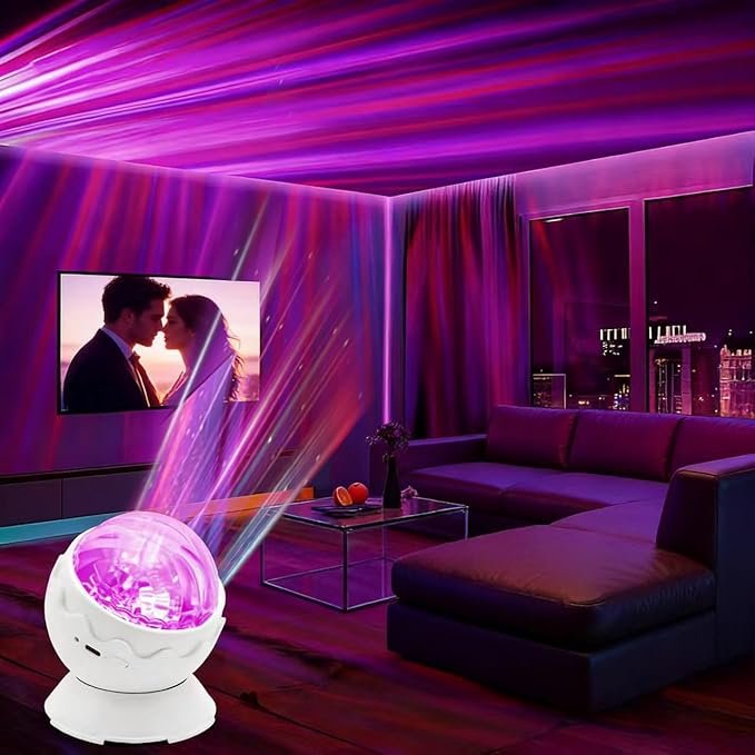 kismee Whole Room Coverage Area Northern Lights Projector Galaxy Aurora 8 by KisMee